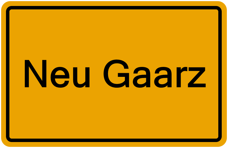 Handelsregisterauszug Neu Gaarz
